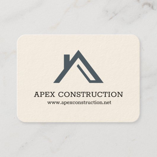 A-Lijst Dakhuis Logo Visitekaartje Design" (Voorkant)