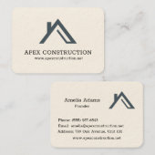 A-Lijst Dakhuis Logo Visitekaartje Design" (Voorkant / Achterkant)