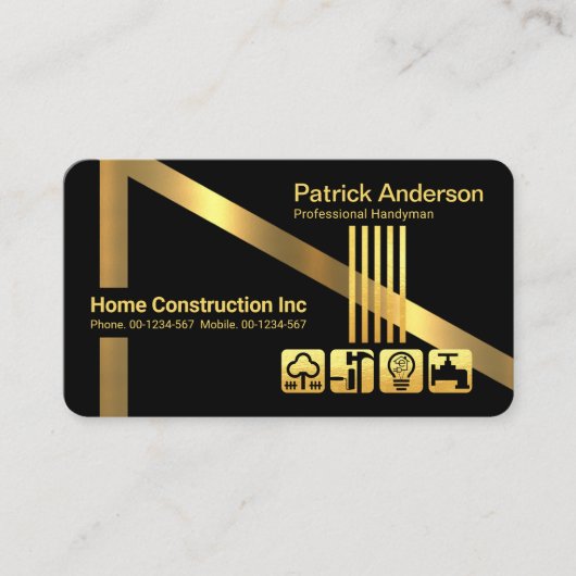 A-Lijst schoorsteendakaannemer Visitekaartje (Voorkant)