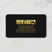 A-Lijst schoorsteendakaannemer Visitekaartje (Achterkant)