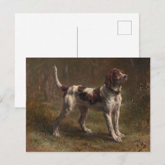 A Limier Briquet Hound Briefkaart (Voorkant / Achterkant)