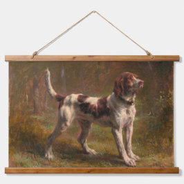 A Limier Briquet Hound Tapestry Hangend Wandkleed