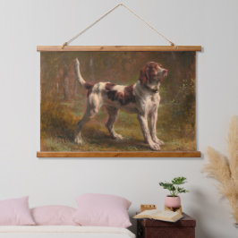 A Limier Briquet Hound Tapestry Hangend Wandkleed