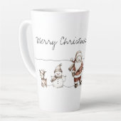 A Line of Holiday Cheer Latte Mok (Linkerhoek)