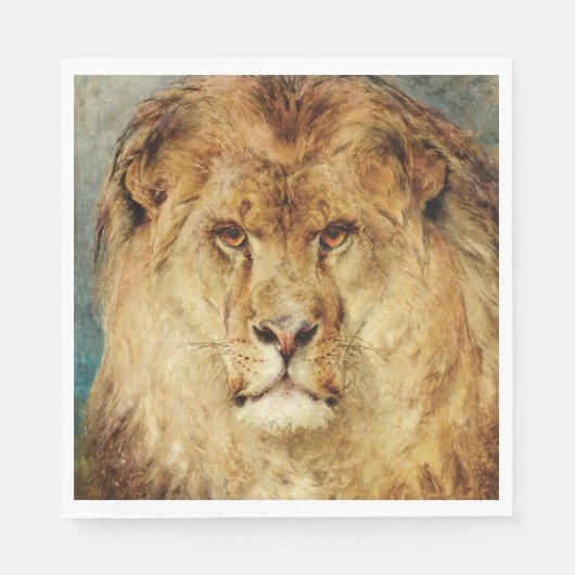A Lion's Head (van Heywood Hardy) Servet (Voorkant)