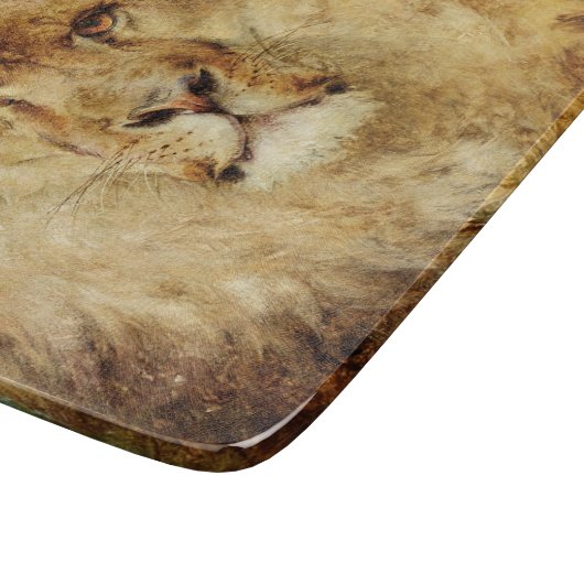 A Lion's Head (van Heywood Hardy) Snijplank (Hoek)