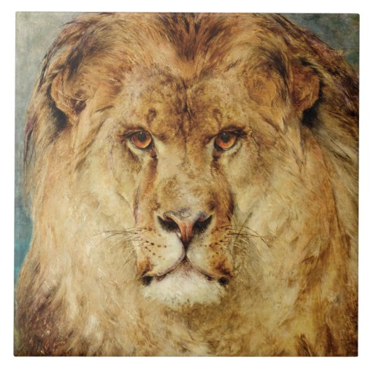 A Lion's Head (van Heywood Hardy) Tegeltje (Voorkant)