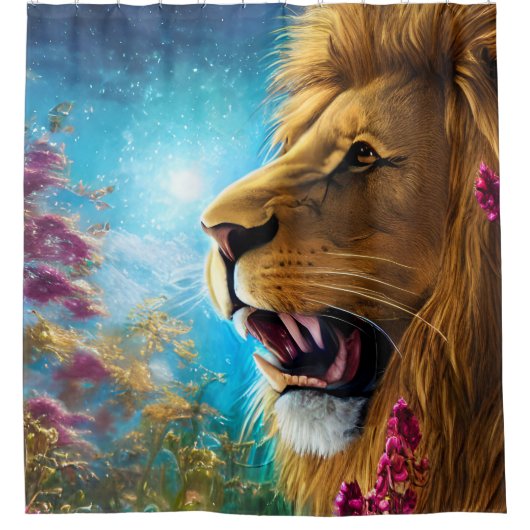 A Lion's Stance Douchegordijn (Voorkant)