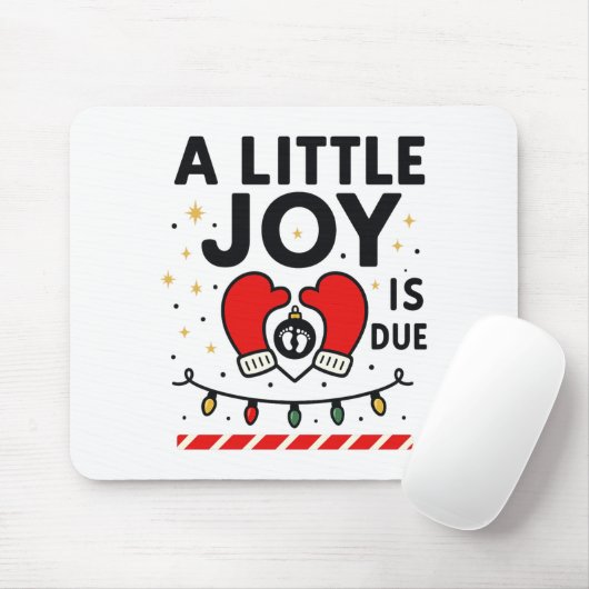 A Littile Joy Is Due Christmas For Women 2025 Comf Muismat (Met muis)