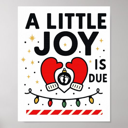 A Littile Joy Is Due Christmas For Women 2025 Comf Poster (Voorkant)