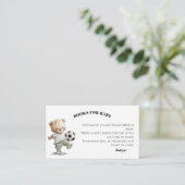 A Little All-star Baby Shower Books For Baby Informatiekaartje (Staand voorkant)