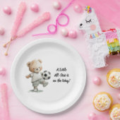 A Little All-Star Baby Shower  Papieren Bordje (Feest)