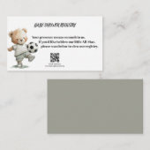A Little All-Star Baby Shower Registry Card Informatiekaartje (Voorkant / Achterkant)