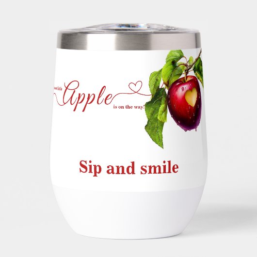 A Little Apple Is On The Way | Fall Baby Shower (Voorkant)