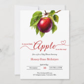 A Little Apple Is On The Way | Fall Baby Shower Kaart (Voorkant)