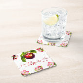 A Little Apple Is On The Way | Fall Baby Shower  Kartonnen Onderzetters (Insitu)