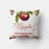 A Little Apple Is On The Way | Fall Baby Shower  Kussen (Achterkant)