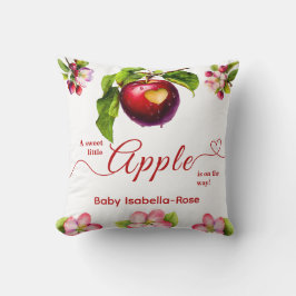 A Little Apple Is On The Way | Fall Baby Shower  Kussen