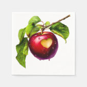 A Little Apple Is On The Way | Fall Baby Shower Servet (Voorkant)