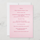 A Little Baby is Brewing | Pink Halloween Baby Sho Kaart (Achterkant)