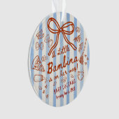 A little Bambina Acrylic Ornament (voorkant)