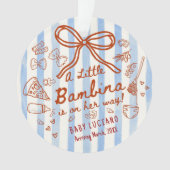 A little Bambina Acrylic  Ornament (voorkant)