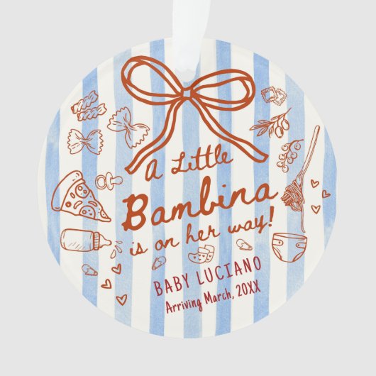 A little Bambina Acrylic Ornament (voorkant)