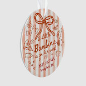 A little Bambina Acrylic  Ornament (voorkant)