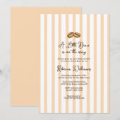 A little Bean is on the Way Coffee Baby Shower Kaart (Voorkant / Achterkant)