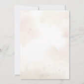 a little bear Floral Baby Shower Gender Neutral Kaart (Achterkant)