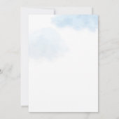A Little Bear Is on the Way Customizable Template Kaart (Achterkant)