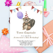 A Little Beaver Time Capsule 1e verjaardag Poster
