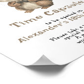 A Little Beaver Time Capsule 1e verjaardag Poster (Hoek)