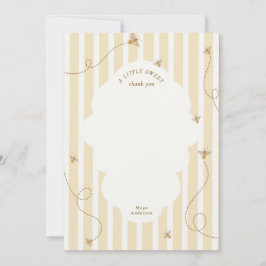 A Little Bee Baby Shower Dankkaart Bedankkaart