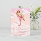 A little bit Irish Leprechaun cocktail Party Kaart (Staand voorkant)