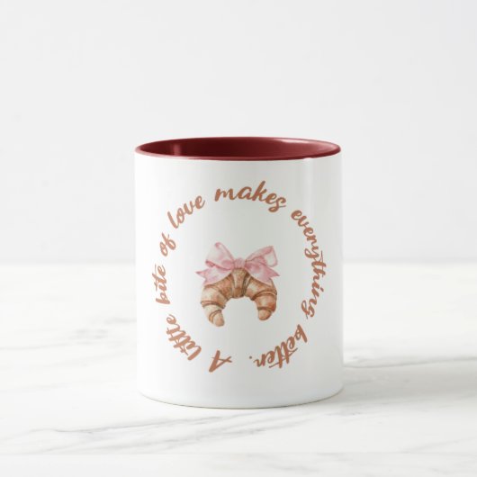 A Little Bite of Love | Cute Girly Mug Mok (Midden)