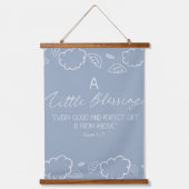 A Little Blessing Nursery James 1:17 Hangend Wandkleed (Voorkant)