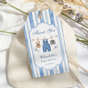 A Little Blue Jean Baby Boy Baby Shower Favor Tags Cadeaulabel
