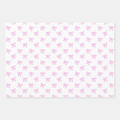 A Little Blue Jean Baby Pink Coquette Bow Inpakpapier Vel (Voorkant 3)