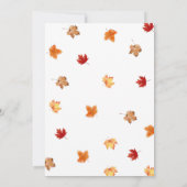 A Little Boo Baby Shower Invitation | Pumpkin Fall (Achterkant)