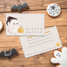 A Little Boo Baby Shower Luiers Raffle Enclosure