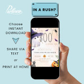 A Little Boo beroemd gemaakt door Halloween Ghost  Kaart