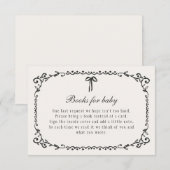 A Little Boo Black Bow Halloween Boeken voor Baby Informatiekaartje (Voorkant / Achterkant)