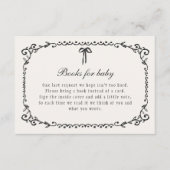 A Little Boo Black Bow Halloween Boeken voor Baby Informatiekaartje (Voorkant)