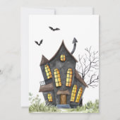 A Little Boo Haunted Halloween Baby shower Kaart (Achterkant)