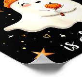A Little Boo Is Almost Due Expecting Mom Halloween Poster (Hoek)
