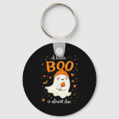 A Little Boo Is Almost Due Expecting Mom Halloween Sleutelhanger (Voorkant)