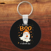 A Little Boo Is Almost Due Expecting Mom Halloween Sleutelhanger (Voorkant)