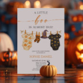 A Little Boo Is Almost Due! Halloween Baby Shower Kaart
