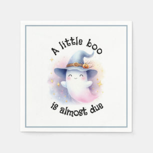 A Little Boo is bijna het gevolg van Baby shower Servet